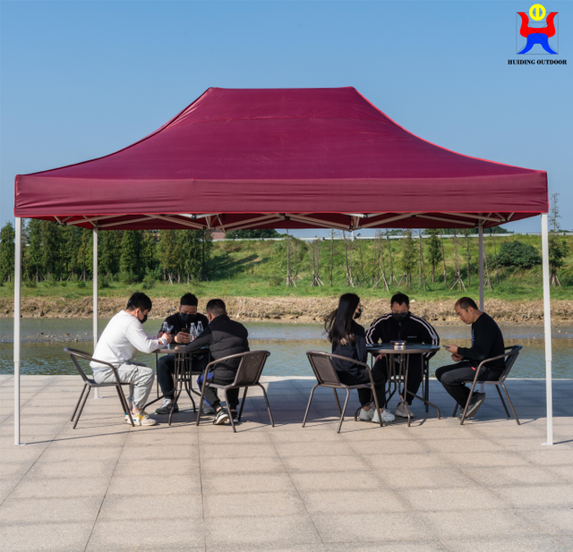 Tenda dobrável de alta qualidade com dossel de 10x15 pés, barraca pop up com dossel