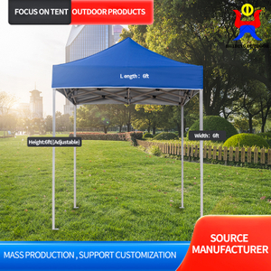 Tenda de alta qualidade com dossel dobrável de 6x6 pés, barraca pop-up com dossel