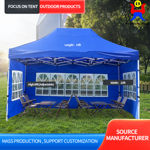 Fabricante atacado barraca para feiras ao ar livre de 10X15 pés com janelas de PVC barraca para festas