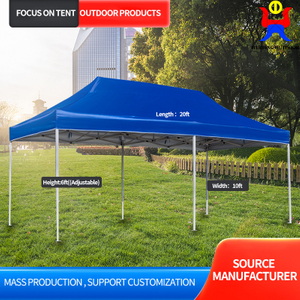 Tenda de alta qualidade com dossel dobrável de 10x20 pés, barraca pop up 