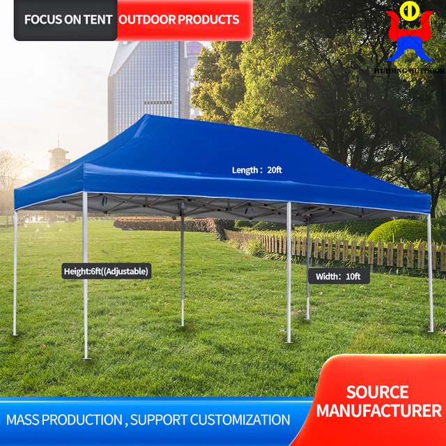 Tenda de alta qualidade com dossel dobrável de 10x20 pés, barraca pop up 