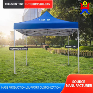Tenda dobrável de alta qualidade com dossel de 10x10 pés, barraca pop up com dossel
