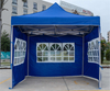 Tenda de publicidade com estrutura de aço de alta qualidade, 10 * 10 pés, camada única, parede lateral, cobertura oxford, com promoções de janela