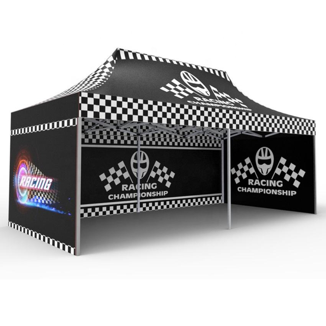 Impresso personalizado 3x6 Ez up Dobrável Pop up Canopy Tenda Trade Show Publicidade Gazebo Roof Top para venda