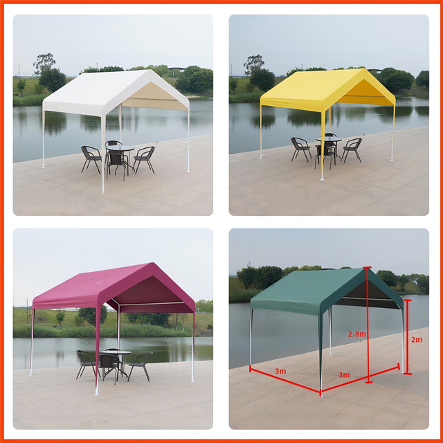 Dossel impermeável moderno da feira comercial da propaganda 3x3 ao ar livre com logotipo feito sob encomenda barraca das festas de jardim da estrutura de aço