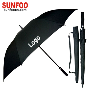 Guarda-chuva automático extra grande de fibra de vidro, guarda-chuva de golfe com logotipo impresso, à prova d'água, guarda-chuva grande para adultos, para acampamento, pendurado por atacado