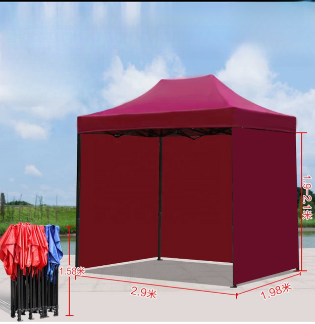 Personalização 3*3m 10*10 pés tenda dobrável para feiras comerciais pop up dossel publicidade gazebo logotipo personalizado impressão estrutura de aço