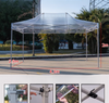 Venda quente de alta qualidade pérgula dossel tenda pop-up quadro hexagonal resistente dossel de alumínio à prova dwaterproof água tendas de exposição