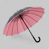 Guarda-chuva de golfe de 2 camadas com impressão digital de luxo, fibra de vidro à prova de vento, fabricação na China no atacado