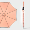Guarda-chuva de golfe reto semiautomático Pongee de camada dupla personalizado de fábrica à prova de vento paraguas sombrillas Alças diferentes