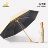 Guarda-chuva dobrável automático, grande, masculino, forte, resistente ao vento, à prova de chuva, dupla utilização, guarda-sol feminino