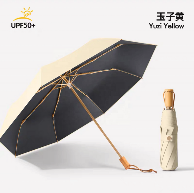 Guarda-chuva dobrável automático, grande, masculino, forte, resistente ao vento, à prova de chuva, dupla utilização, guarda-sol feminino