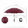 Designer de moda pessoal guarda-sol automático paraguas logotipo personalizado compacto portátil chuva automático à prova de vento 3 guarda-chuva dobrável