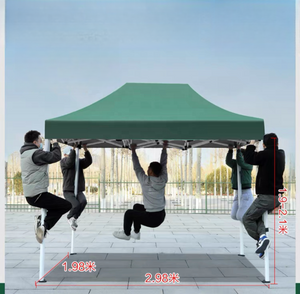 Fornecimento de fábrica portátil à prova d'água dobrável pop-up ao ar livre com impressão personalizada gazebo tendas publicitárias