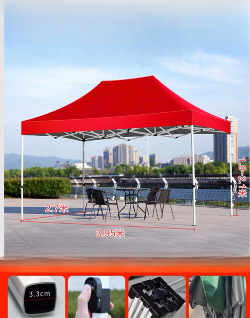 Tenda para feiras comerciais de alumínio fabricada na China, piso promocional impresso personalizado, publicidade, barracas de exposição à prova d'água de alumínio