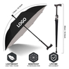 Guarda-sol reto com design UV clássico personalizado, à prova de vento e à prova d'água de alta qualidade para adultos, logotipo personalizado, guarda-sol