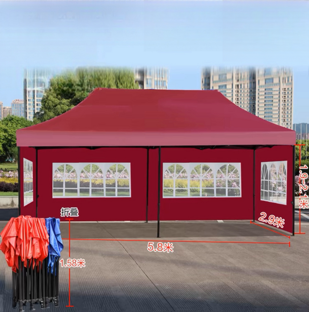 Tenda de exibição promocional comercial externa personalizada, cobertura dobrável para cabine de gazebo para barracas de exposição à prova d'água de alumínio