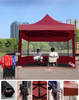Tendas impressas personalizadas com dossel pop-up gazebos, logotipo de publicidade, barracas de exposição à prova d'água de alumínio para exteriores
