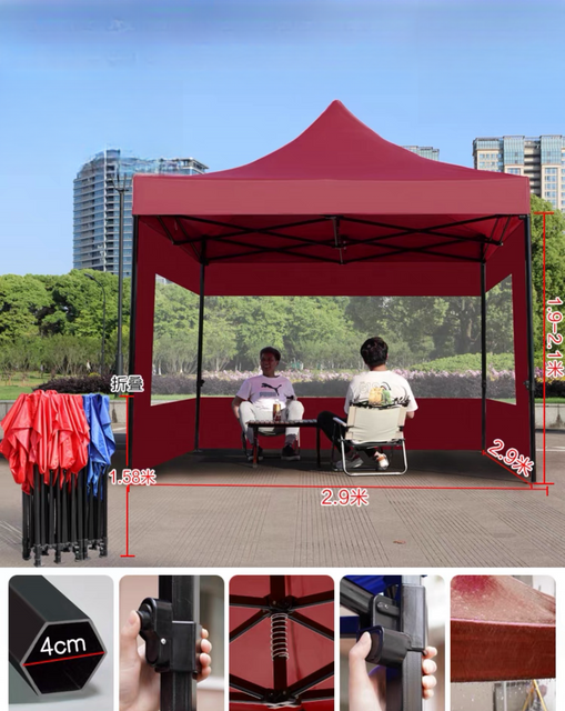 Tendas impressas personalizadas com dossel pop-up gazebos, logotipo de publicidade, barracas de exposição à prova d'água de alumínio para exteriores
