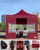 Gazebo dobrável de alumínio para publicidade personalizada de alta qualidade, estrutura de dossel pop-up para barracas de exposição à prova d'água de alumínio
