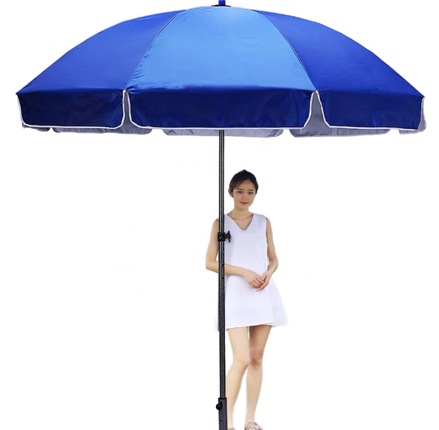 Design personalizado de alta qualidade com impressão de logotipo Sun Smart promocional para publicidade guarda-sol dobrável para praia ao ar livre