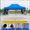 Tenda de dossel com estrutura de diamante hexagonal de alta qualidade para exibição de publicidade externa Técnicas de impressão UV Eventos de feiras comerciais