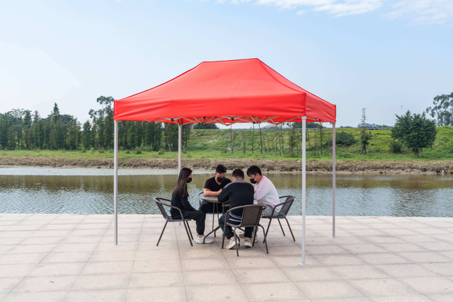 Barraca de eventos ao ar livre com logotipo personalizado promoção de feiras comerciais 6x10 pés pop up publicidade impressão personalizada dossel com estrutura de aço