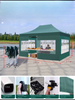 Dossel pop up de alta qualidade, 2x2m, 2x3m, 3x3m, 3x4.5m, 3x6m, tenda para feiras comerciais, publicidade ao ar livre, barraca dobrável, 3*3 m, tecido gazebo