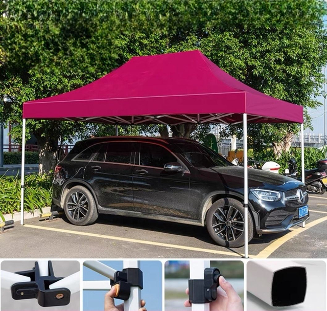 Gazebo dobrável de alumínio para publicidade personalizada de alta qualidade 3X4.5 Ao ar livre pop up dossel comercial tendas de exposição de alumínio