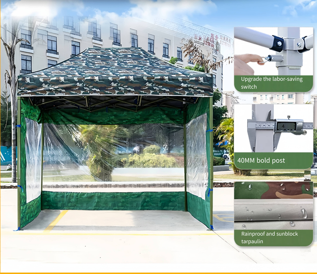 Toldo à prova d'água para exterior, logotipo de publicidade pop-up personalizado, gazebo, barraca de dossel 3X3