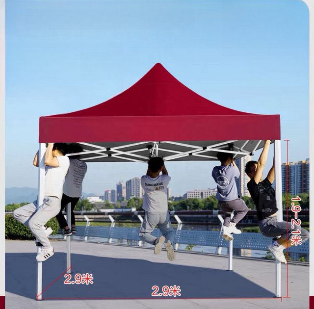 Fornecimento de fábrica portátil à prova d'água dobrável pop-up ao ar livre com impressão personalizada gazebo tendas publicitárias