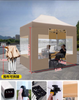 Dossel pop-up dobrável com estrutura de alumínio de luxo com publicidade impressa personalizada para tendas de feiras comerciais