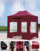 Dossel portátil dobrável personalizado da barraca do gazebo do pop 600d impresso barracas de exposição impermeáveis ​​de alumínio do dossel exterior