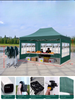Cobertura de estrutura de telhado de dossel pop up tenda toldo janela jardim gazebo sombra de sol ao ar livre barracas de feiras