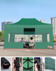 Tenda de praia dobrável impressa personalizada, exposição promocional para feiras comerciais, estrutura de dossel de alumínio à prova d'água, barracas de exposição