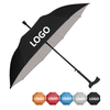 Guarda-sol reto com design UV clássico personalizado, à prova de vento e à prova d'água de alta qualidade para adultos, logotipo personalizado, guarda-sol