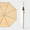 Guarda-chuva de golfe reto semiautomático Pongee de camada dupla personalizado de fábrica à prova de vento paraguas sombrillas Alças diferentes