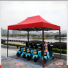 Barraca dobrável vermelha personalizada, 3*3 metros de espessura, barraca de exposição de publicidade, dossel de quatro cantos, barraca inflável de publicidade para venda