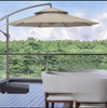 Pólo lateral piscina dobrável pátio tecido impermeável personalizado guarda-sol ao ar livre cantilever jardim guarda-sol guarda-sol praia sol