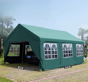 Porta para carro de garagem à prova d'água grande barraca preta pop up 10x20