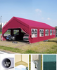 Tenda para feiras comerciais de alumínio fabricada na China com impressão personalizada de chão promocional Gazebo com dossel de fechamento de publicidade