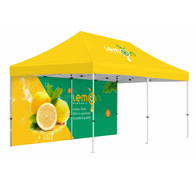 Dossel de exposição comercial que anuncia barracas ao ar livre Feiras comerciais Dossel de exposição comercial que anuncia barracas ao ar livre