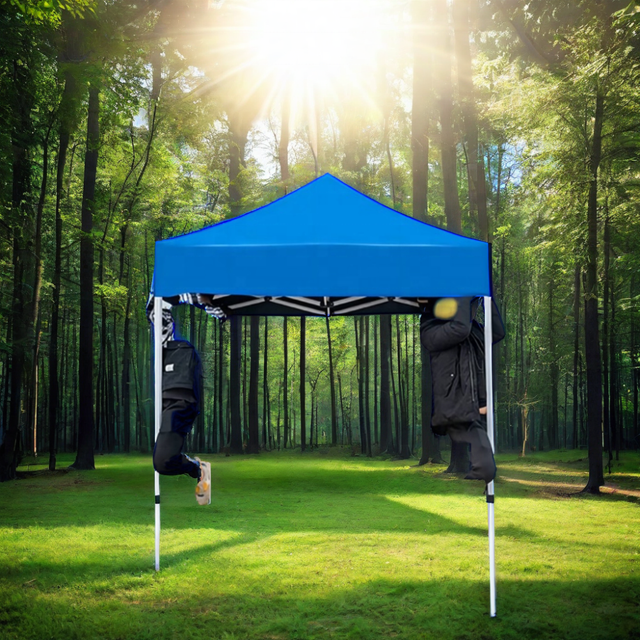 Tenda de dossel com estrutura de diamante hexagonal de alta qualidade para exibição de publicidade externa Técnicas de impressão UV Eventos de feiras comerciais