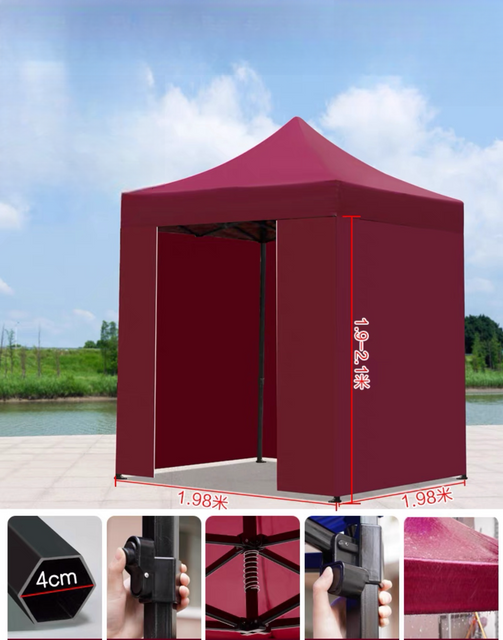 Venda por atacado Design personalizado Dobrável Pop up Canopy Frame Gazebo promocional para barracas de exposição à prova d'água de alumínio