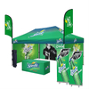 Tenda de dossel de aço personalizada 10X15 pés Tenda de publicidade pop-up para exibição de feiras comerciais ao ar livre e cobertura de eventos