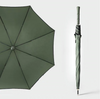 Guarda-chuva de golfe reto semiautomático Pongee de camada dupla personalizado de fábrica à prova de vento paraguas sombrillas Alças diferentes