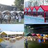 Ao ar livre 10x10 pés festa de jardim dobrável montar tenda de dossel para feiras comerciais para eventos