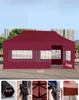 Tenda de praia dobrável impressa personalizada, exposição promocional para feiras comerciais, estrutura de dossel de alumínio à prova d'água, barracas de exposição