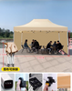 Tenda pop-up impressa personalizada para eventos, estrutura de alumínio, parede lateral de tecido e cobertura de poliéster, barracas de exposição à prova d'água de alumínio