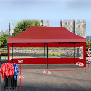 Venda por atacado de publicidade personalizada dobrável gazebo ao ar livre estrutura de dossel pop-up para barracas de exposição à prova d'água de alumínio